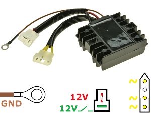 CARR204-BMW F650 F800 MOSFET Voltage regulator rectifier