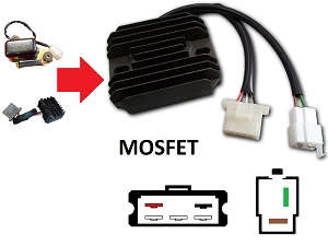 CARR381 - Yamaha XS MOSFET Régulateur de tension redresseur