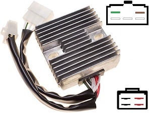 CARR411 - Yamaha XJ1100 MOSFET Voltage regulator rectifier 10M-A0 / SH252