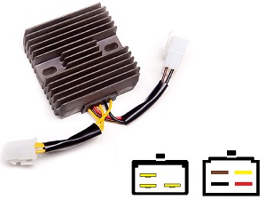 CARR471 - Kawasaki Z1300 MOSFET Voltage regulator rectifier (SH230-12, SH530-12 Shindengen)