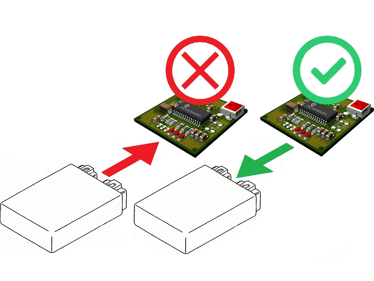 Modern advanced Carmo ignition PCB in original housing VERV3 - Click Image to Close