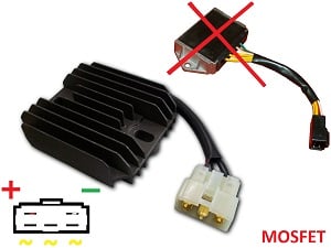 CARR201 - MOSFET Gasgas Gas Gas Voltage regulator rectifier (MFS450434009 Ducati)