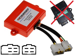 Honda CB700 CB700SC CBX750 Nighthawk S igniter ignition module CDI TCI Box (AKBZ25, 131100-4000, MJ1)